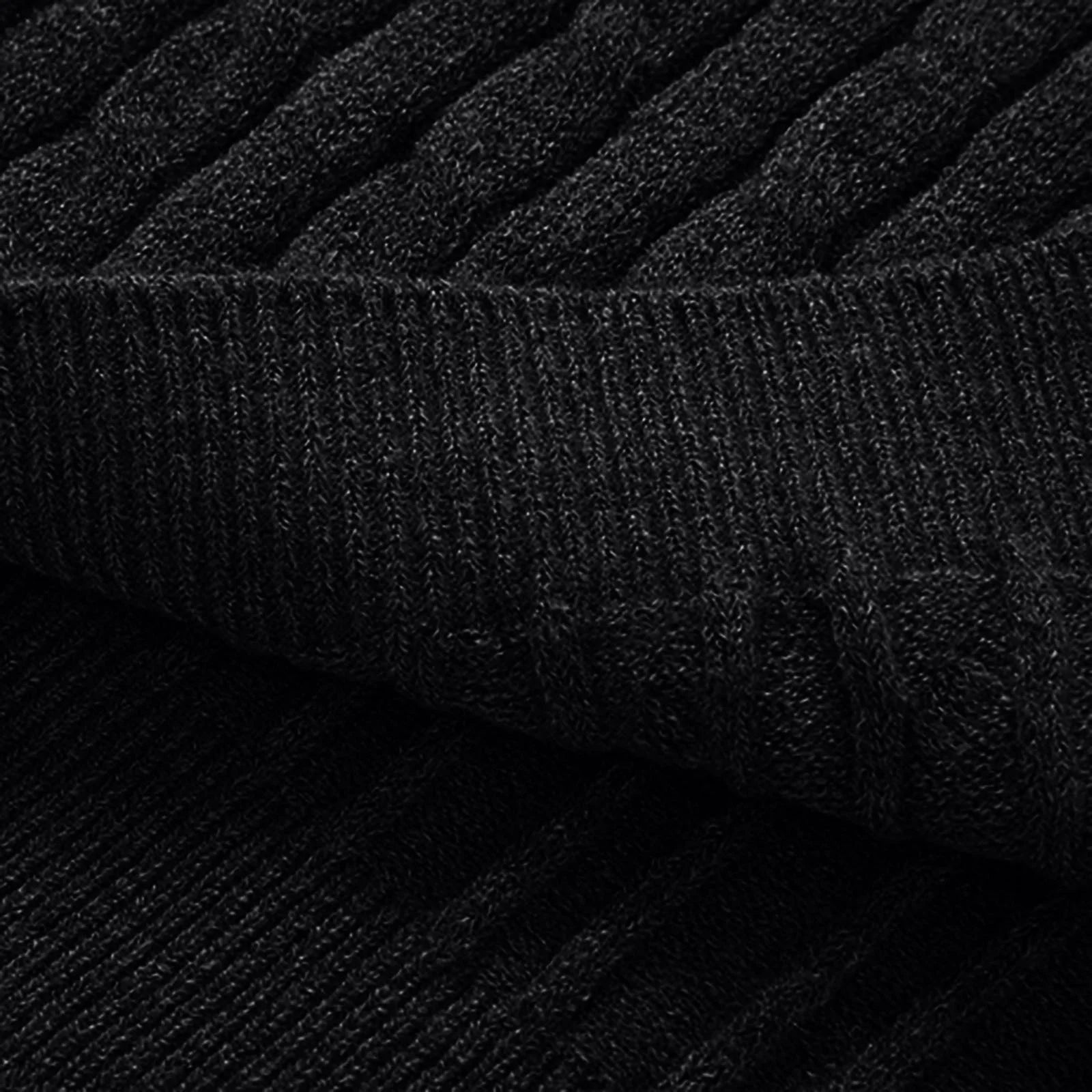 Sweaters for Men Cable Knit Crew Neck Top Long Sleeve Dressy Casual Fall and Winter Quarter Zip Pullover Sweater