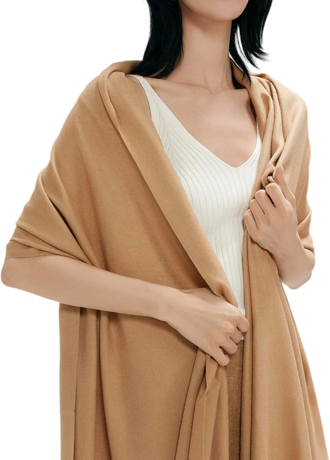 Pashmina Shawl for Women – Soft Lightweight Wrap for Wedding, Travel, Evening, Party – Elegant Scarf for All Seasons